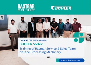 BUHLER Sortex  Training of Rastgar Service & Sales Team On Rice Processing Machinery